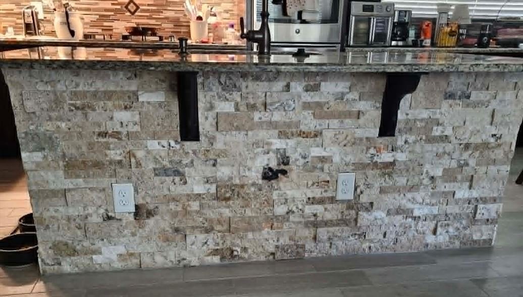 Interior wall treatment installation